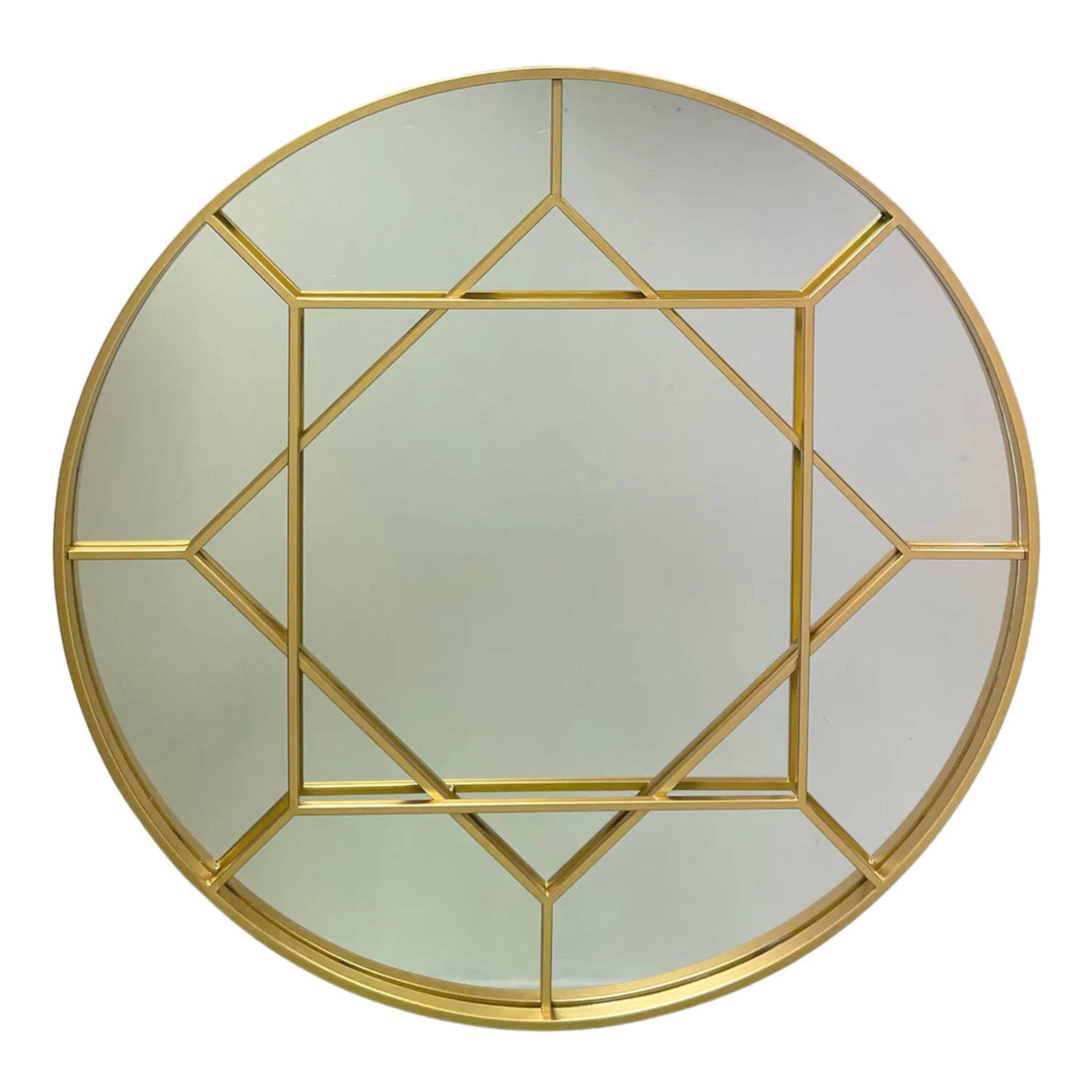 Large Round Gold Mirror Mirror4you