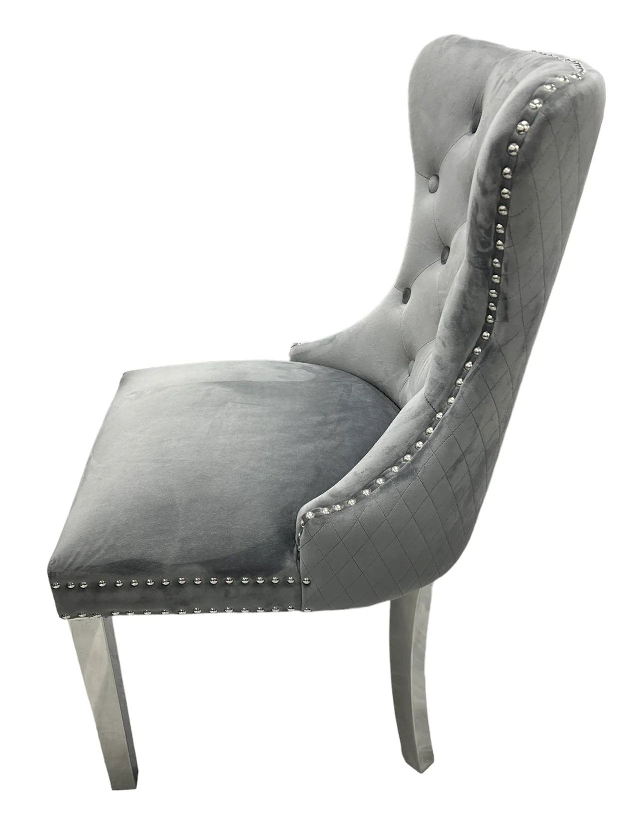 1.8 Grey Venice 6 Mayfair Dark Grey Chairs - Mirror4you