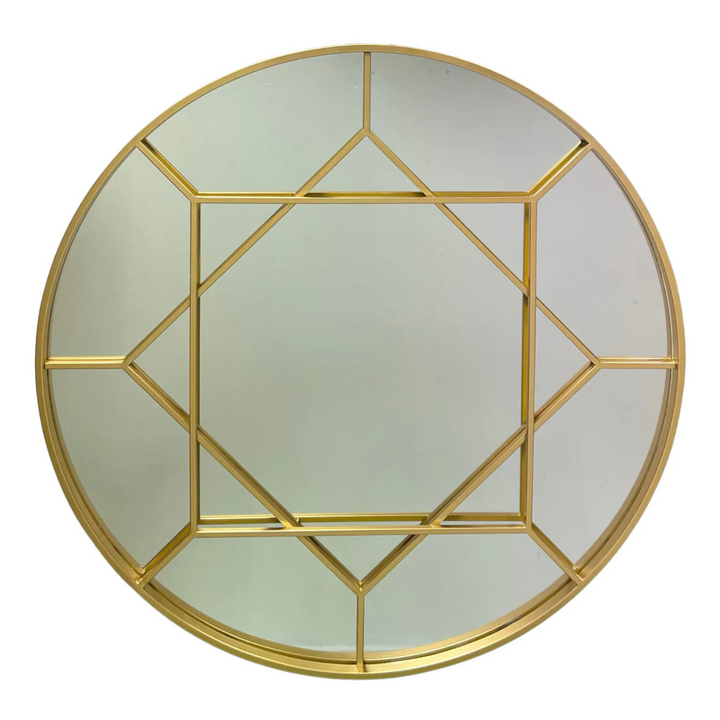 Large Round Gold Mirror - Mirror4you