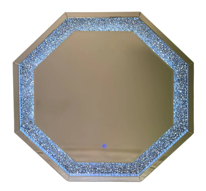 Octagonal Crushed Wall Mirror - Mirror4you