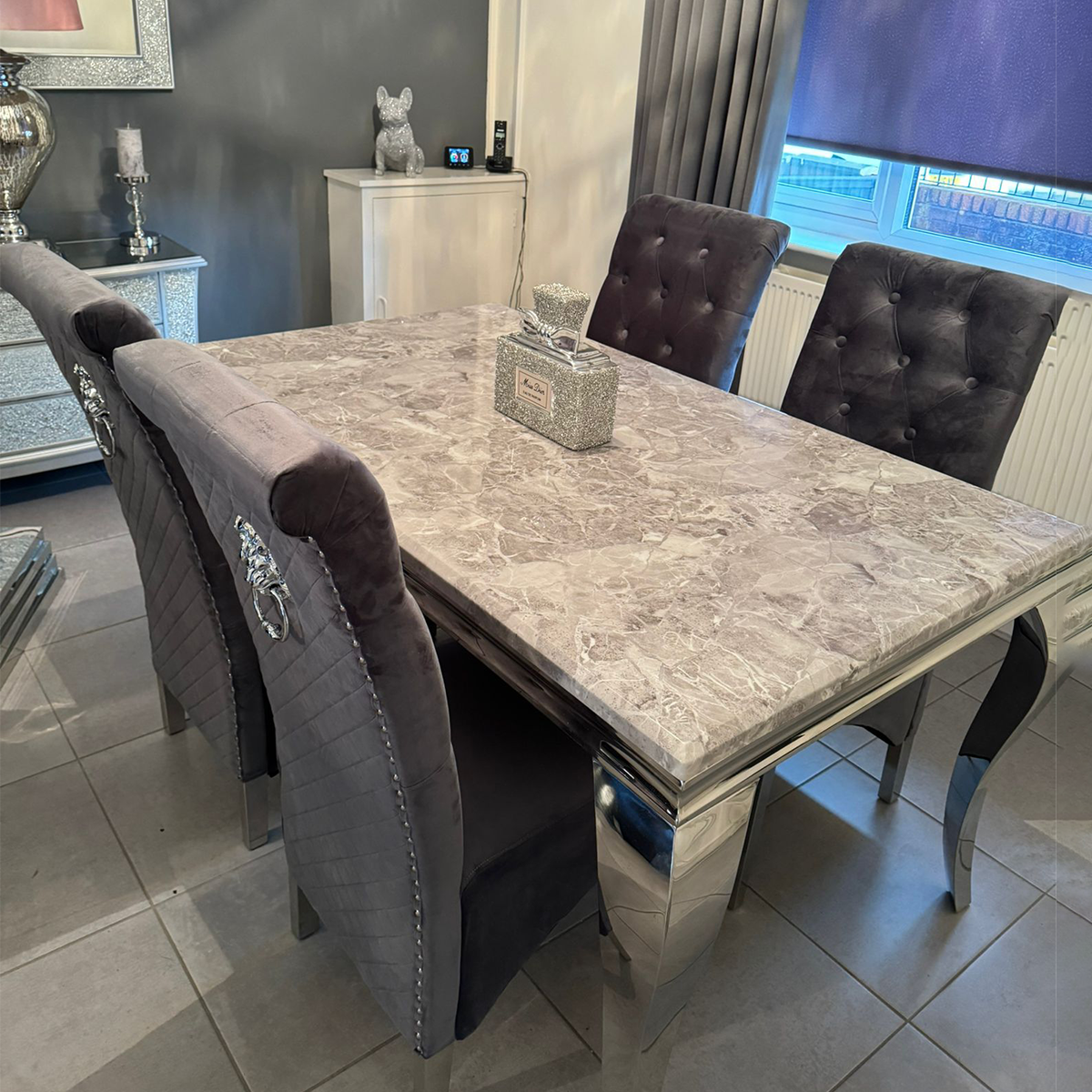 Louis Marble tables 1.5 & 1.8 - Mirror4you