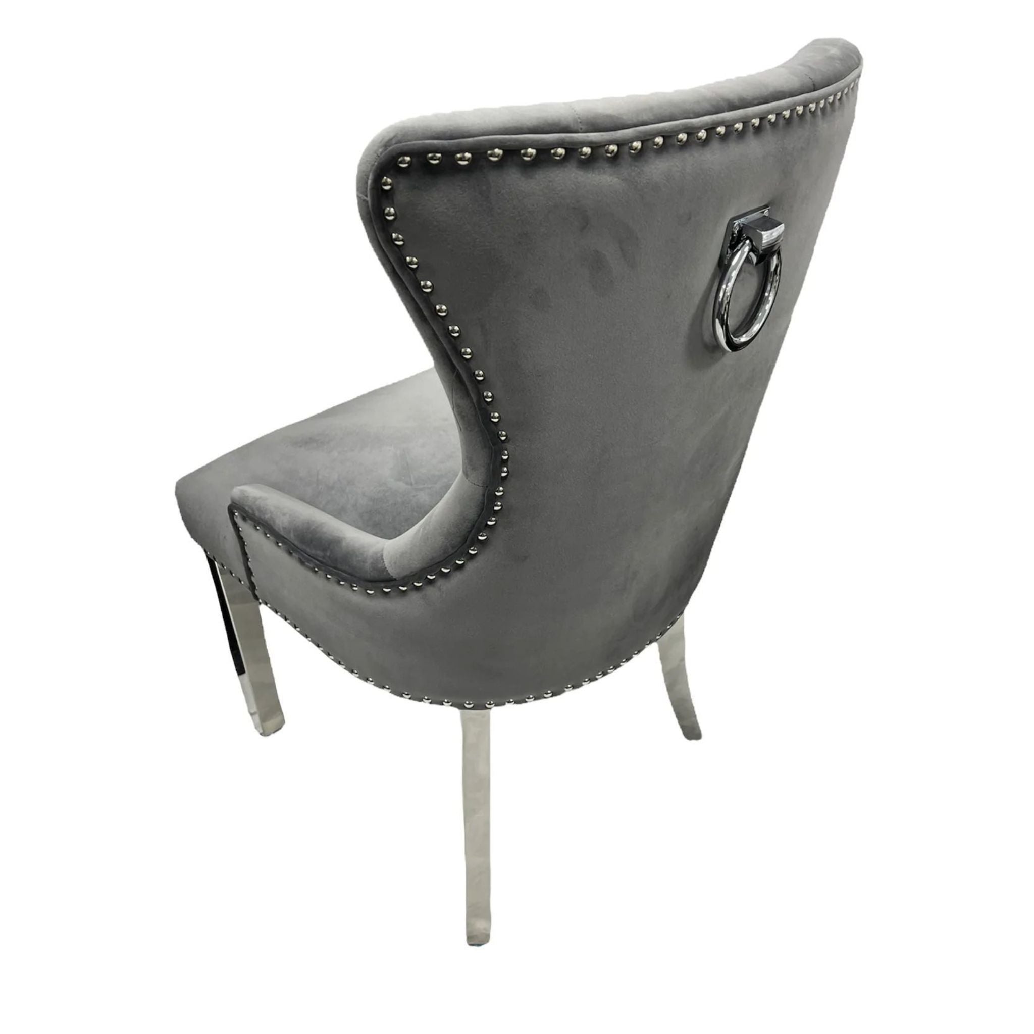 Arianna with 6 Chelsea Lion Knocker Chairs - Mirror4you