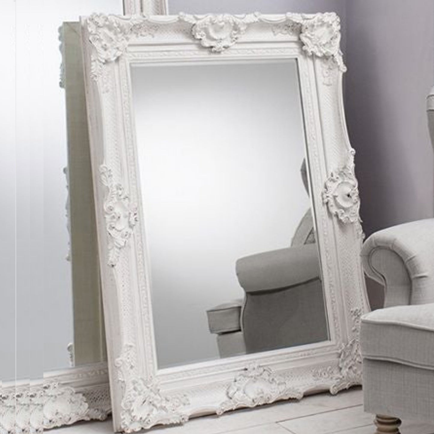 White Medium Mirror - Mirror4you