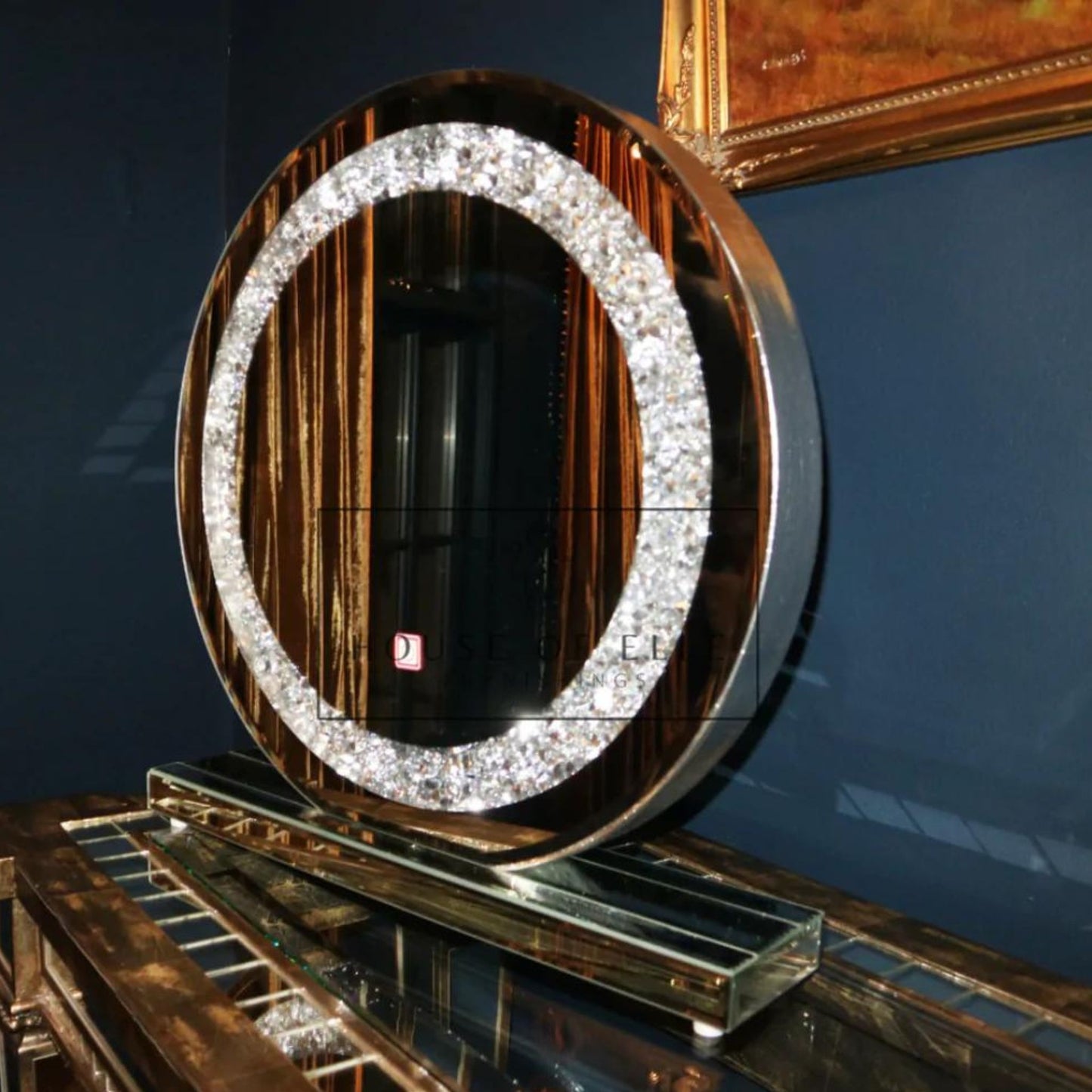 Led Hollywood Crushed Diamond - Mirror4you