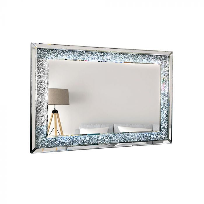 Led Crushed Diamond Mirror - Mirror4you