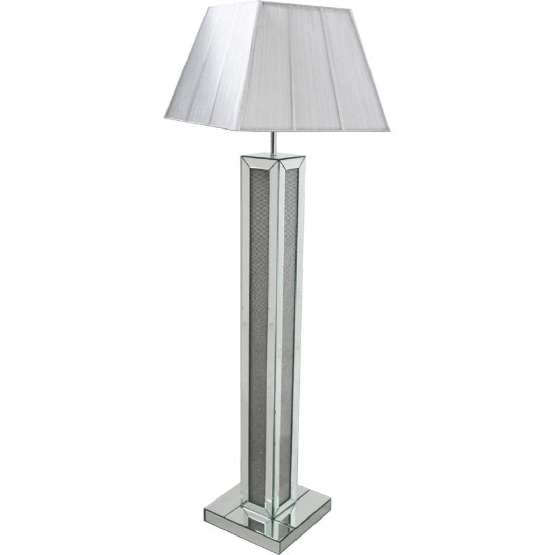 Mirrored Glamour Floor Lamp - Mirror4you