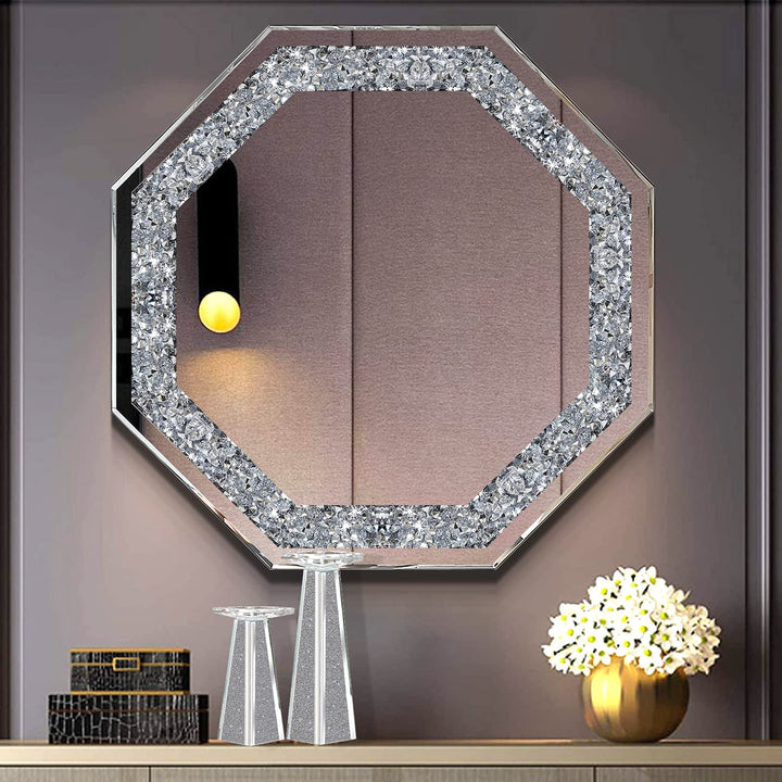 Octagonal Crushed 120x80cm - Mirror4you