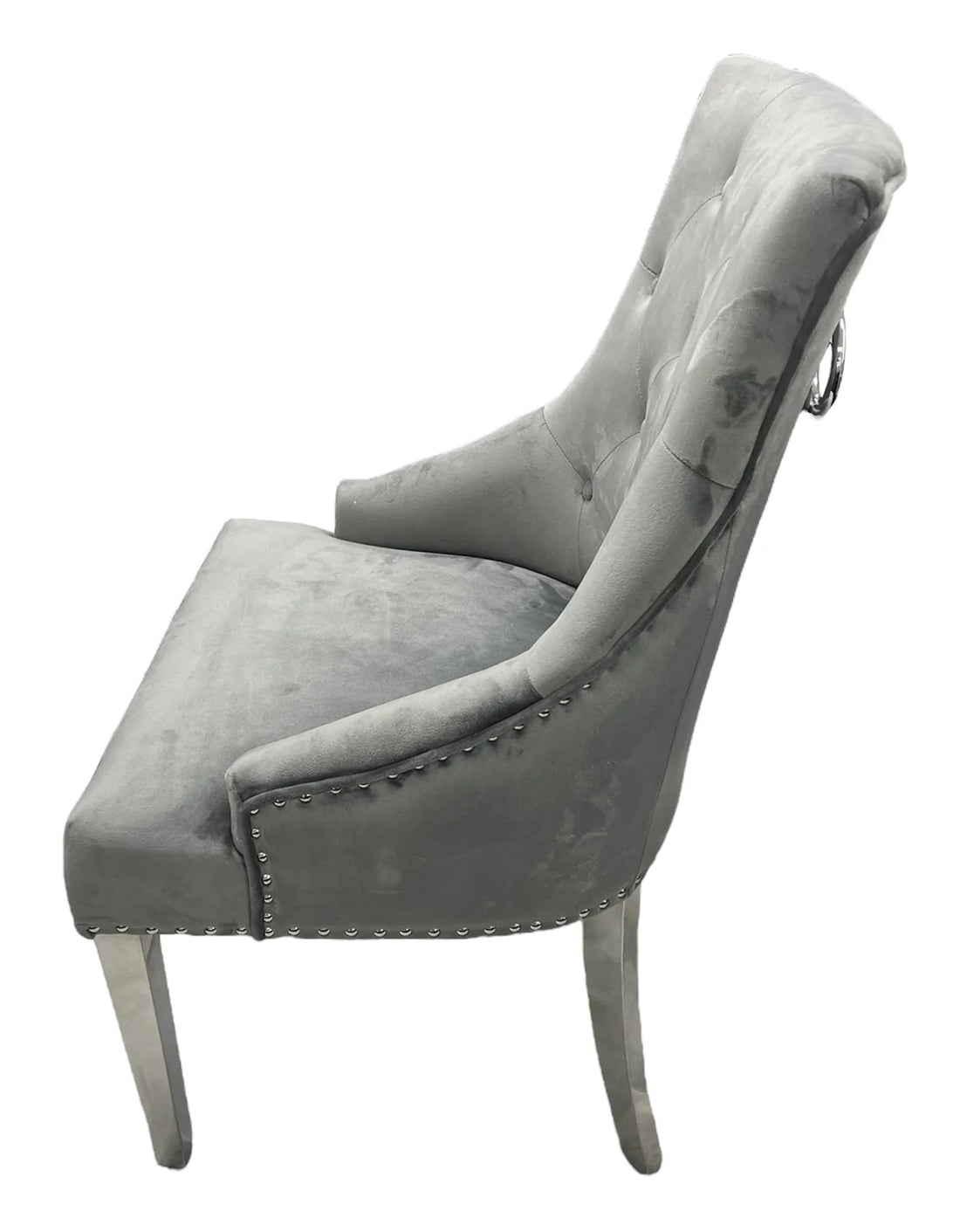 1.8 Athena Grey Marble with Chairs - Mirror4you